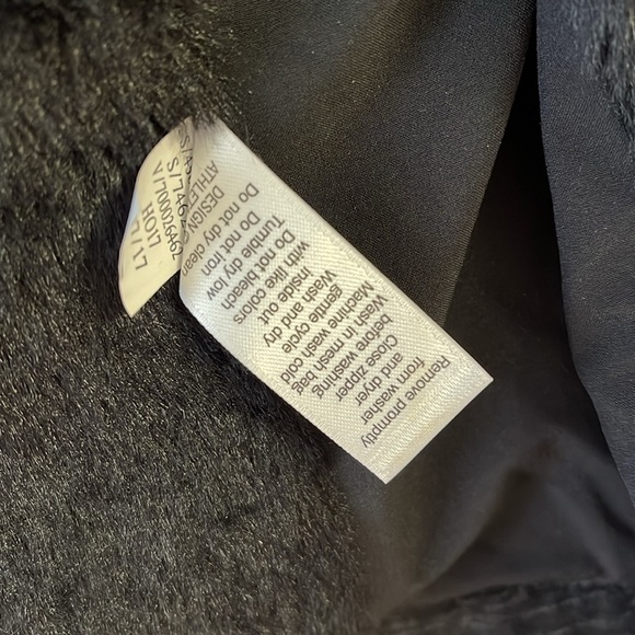 Athleta Charcoal Fleece-Lined Jacket M - Picture 4 of 6